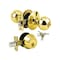 Premier Lock Brass Grade 3 Combo Lock Set with Entry Door Knob and Deadbolt, 6 SC1 Keys GR3ED02C - alternate 1